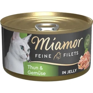 Miamor Feine Filets in Jelly Thun & Gemüse 100g | DAS FUTTERHAUS