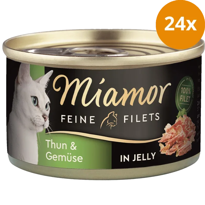 Miamor Feine Filets in Jelly Thunfisch & Gemüse 100 g - Image 2