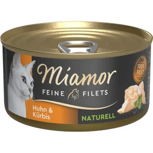 Miamor Feine Filets Naturell Huhn & Kürbis