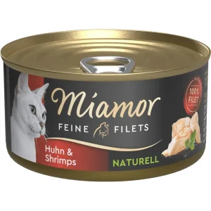 Miamor Feine Filets Naturell Huhn & Shrimps