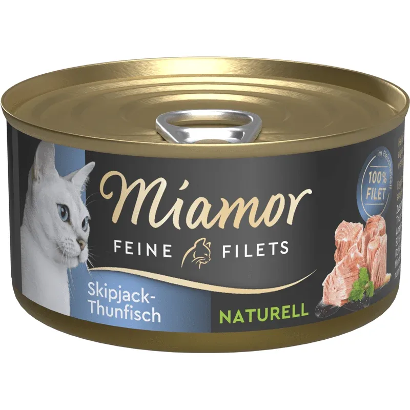 Miamor Feine Filets Naturell Skipjack-Thunfisch