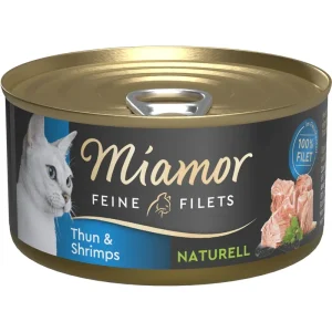 Miamor Feine Filets Naturell Thun & Shrimps