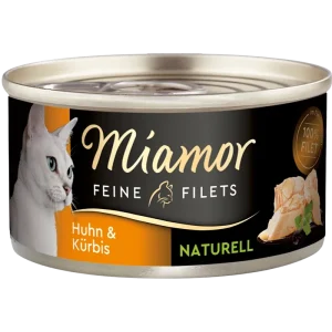 Miamor Feine Filets Naturelle Huhn & Kürbis 80 g