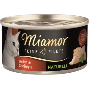 Miamor Feine Filets Naturelle Huhn & Shrimps 80 g
