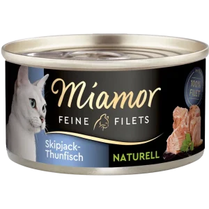 Miamor Feine Filets Naturelle Skipjack-Thunfisch 80 g
