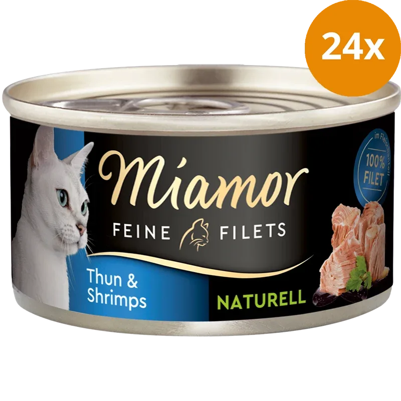 Miamor Feine Filets Naturelle Thunfisch & Shrimps 80 g - Image 2
