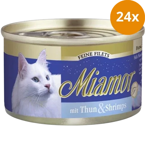 Miamor Feine Filets Thunfisch & Shrimps 100 g - Image 2