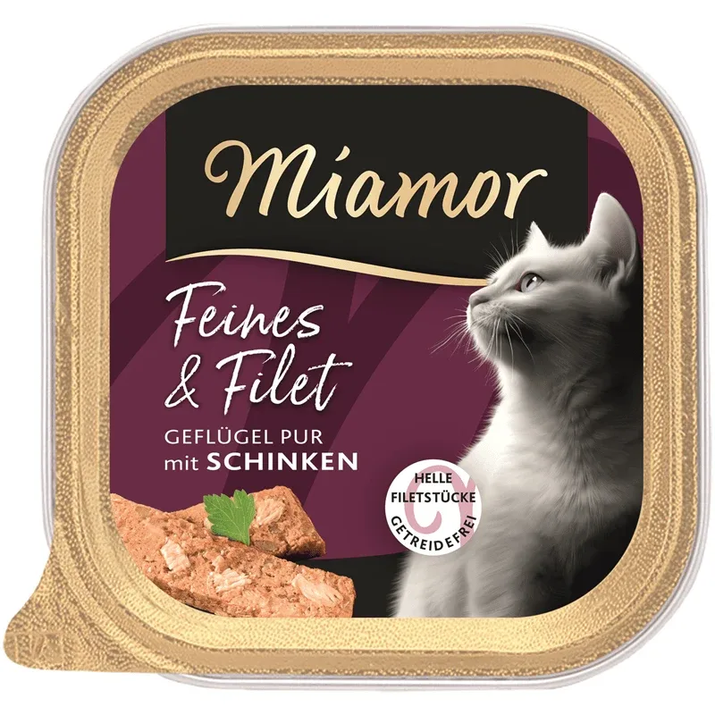 Miamor Feines & Filet Geflügel Pur & Schinken