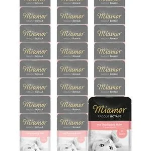Miamor Nassfutter für Katzen Ragout Royale in Sauce, 22 x 100 g