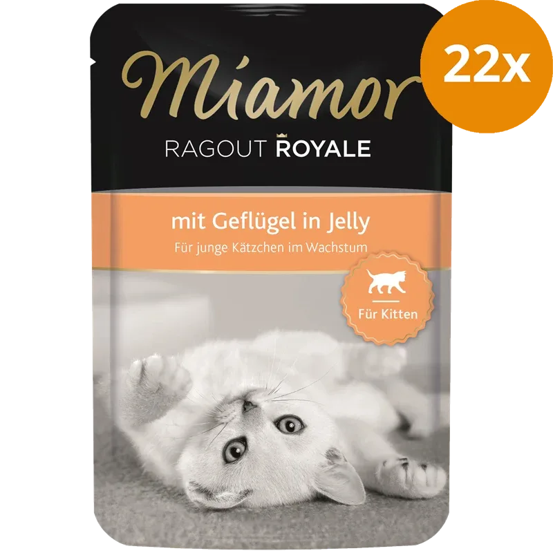 Miamor Ragout Royale in Jelly für Kitten mit Geflügel 100 g - Image 2