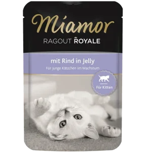 Miamor Ragout Royale in Jelly für Kitten mit Rind 100 g