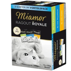 Miamor Ragout Royale in Jelly Multimix Kaninchen, Huhn & Thunfisch 1200 g