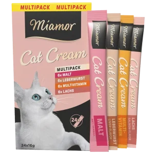 Miamor Snack Cream Vielfalt Multipack 24 x 16 g