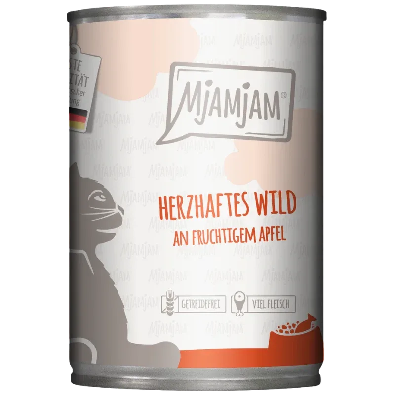 MjAMjAM herzhaftes Wild an fruchtigem Apfel 400 g