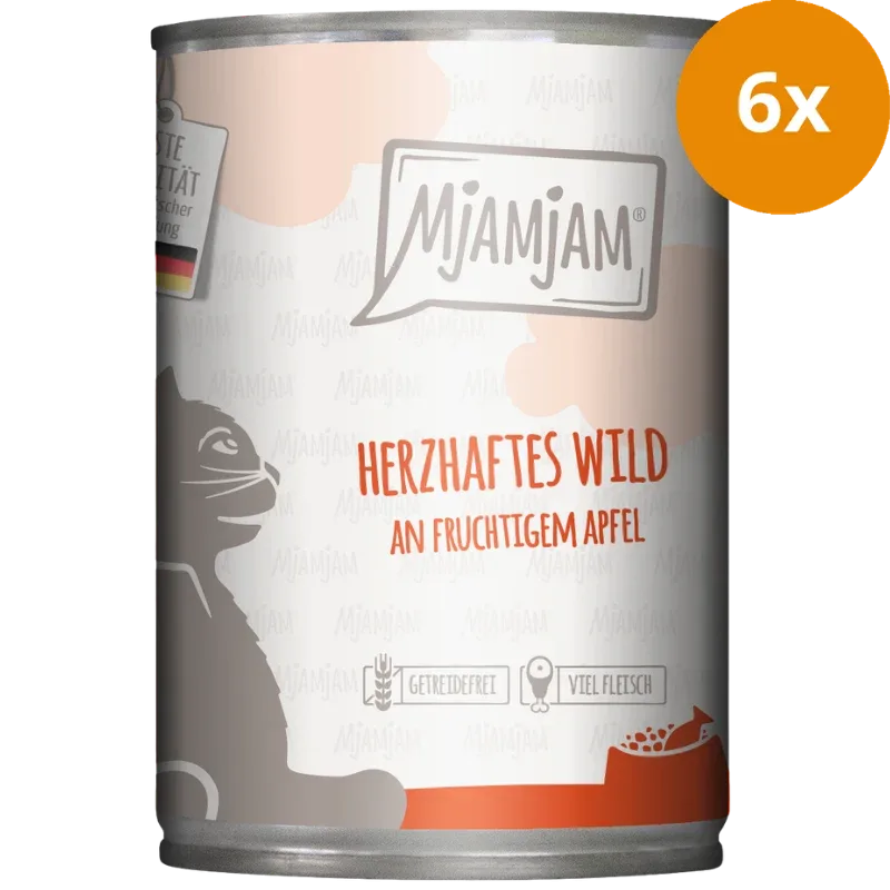 MjAMjAM herzhaftes Wild an fruchtigem Apfel 400 g - Image 2