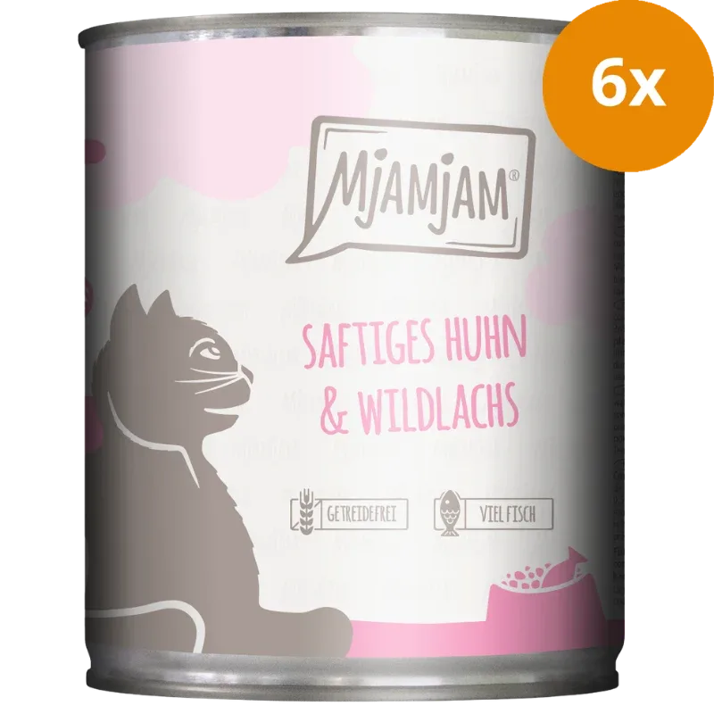 MjAMjAM Huhn + Wildlachs 800 g - Image 2