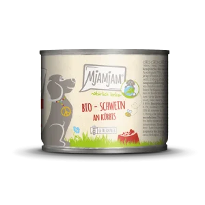 MjAMjAM - Hund - natürlich lecker BIO Schwein an Kürbis