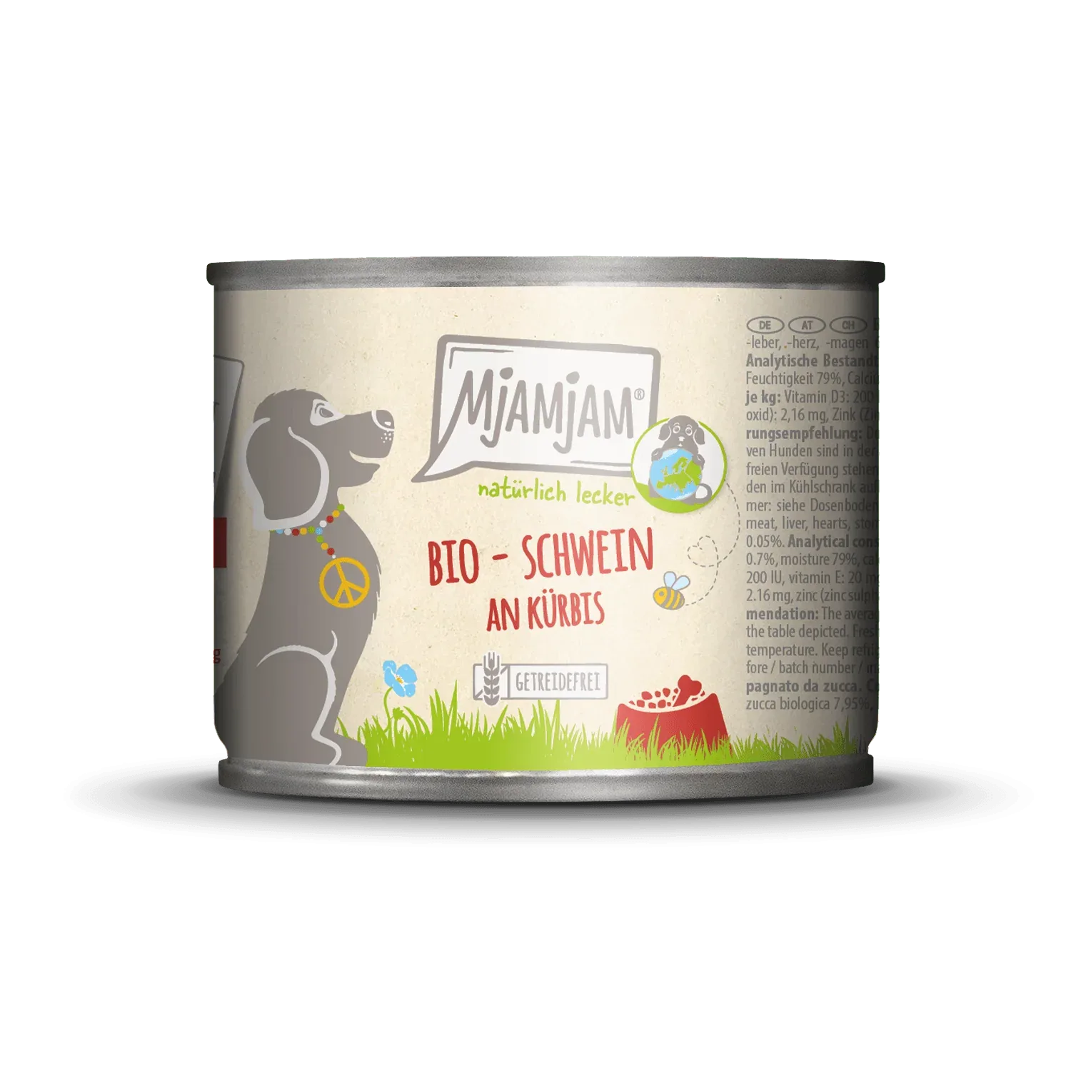 MjAMjAM - Hund - natürlich lecker BIO Schwein an Kürbis
