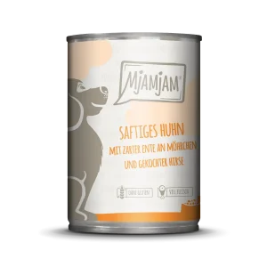 MjAMjAM - Hund - saftiges Huhn mit zarter Ente an Möhrchen