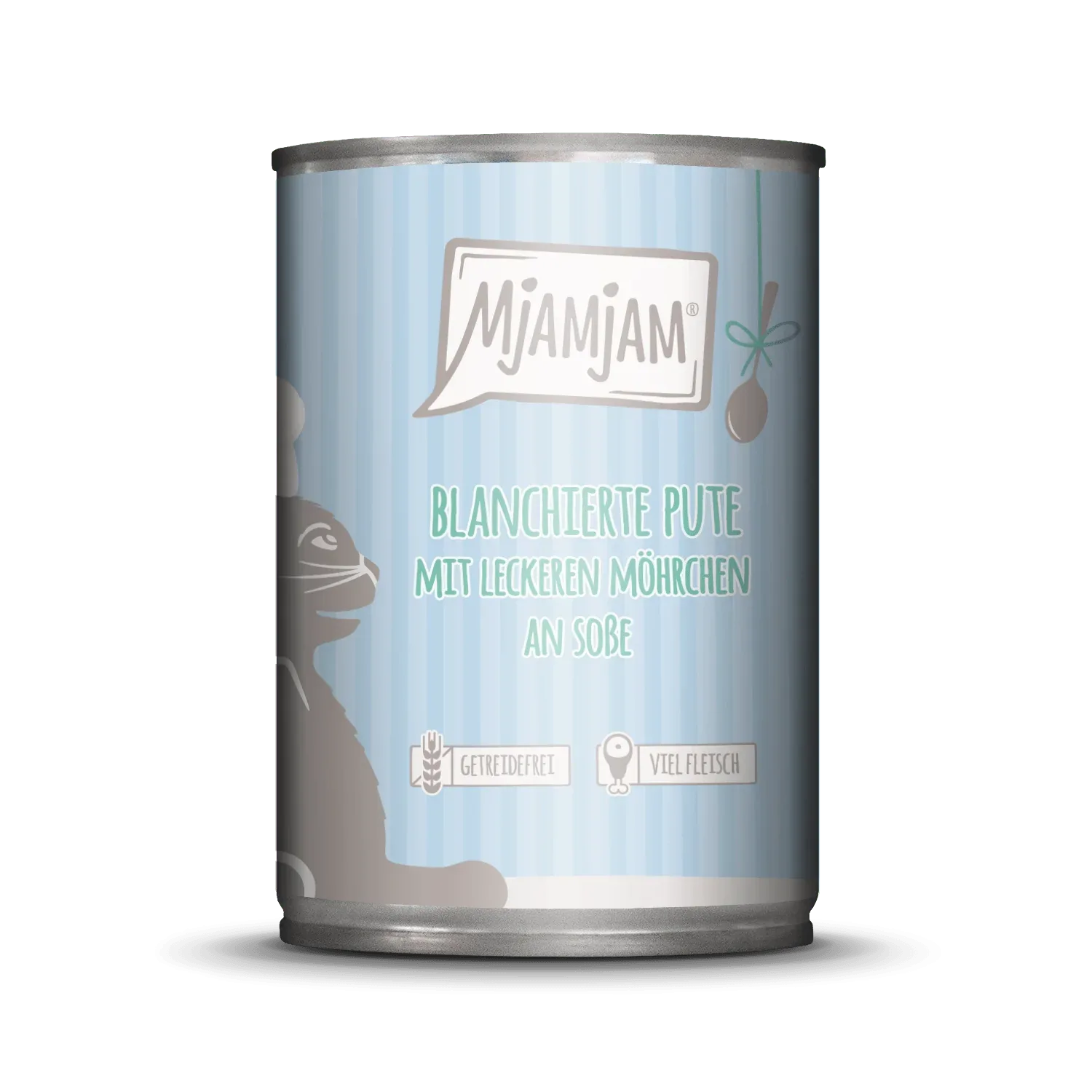MjAMjAM - Katze - blanchierte Pute mit leckeren Möhrchen an Soße - Image 2