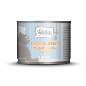MjAMjAM - Katze - blanchiertes Hühnchen mit gedämpftem Kürbis an Soße
