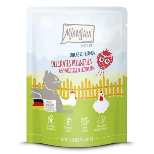 MjAMjAM - Katze - Chicks & Friends delikates Hühnchen an fruchtigen Erdbeeren