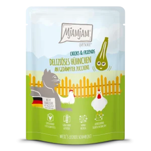 MjAMjAM - Katze - Chicks & Friends deliziöses Hühnchen an gedämpfter Zucchini