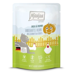 MjAMjAM - Katze - Chicks & Friends fabelhaftes Huhn an gedämpftem Kürbis