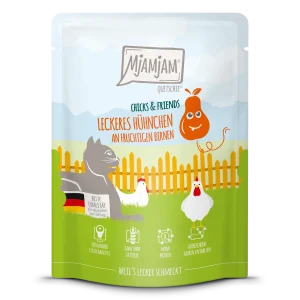 MjAMjAM - Katze - Chicks & Friends leckeres Hühnchen an fruchtigen Birnen