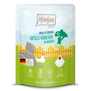 MjAMjAM - Katze - Chicks & Friends saftiges Hühnchen an Brokkoli