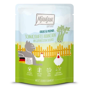 MjAMjAM - Katze - Chicks & Friends schmackhaftes Hühnchen an gedünstetem Sellerie