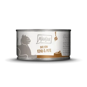 MjAMjAM - Katze - DUO Rind, Pute & Kürbis