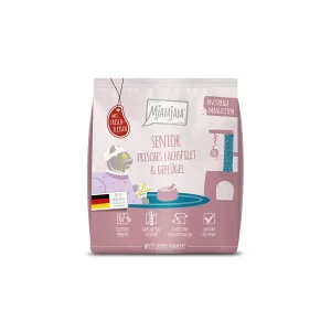 MjAMjAM - Katze - Knusprige Mahlzeiten Frisches Lachsfilet & Geflügel Senior