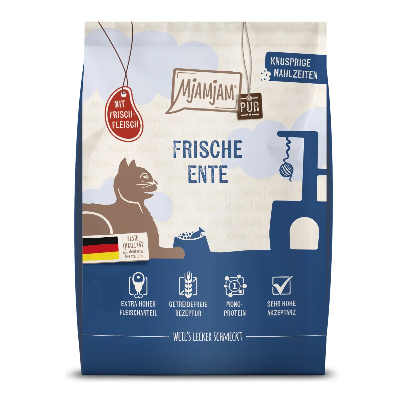 MjAMjAM - Katze - Knusprige Mahlzeiten Pur Frische Ente