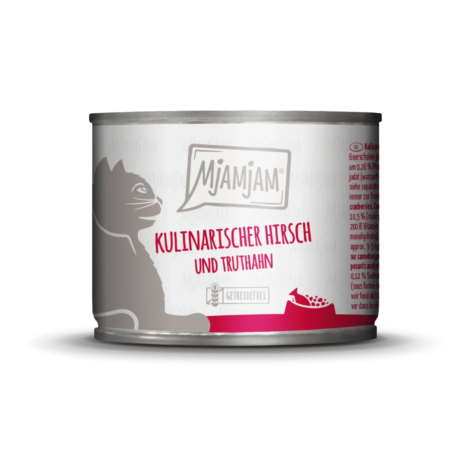 MjAMjAM - Katze - kulinarischer Hirsch und Truthahn an frischen Cranberries