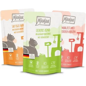 MjAMjAM - Katze - Mixpaket I Huhn, Rind, Herzen