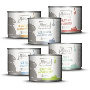 MjAMjAM - Katze - Mixpaket III Huhn, Pute, Ente & Geflügel, Herzen und Rind