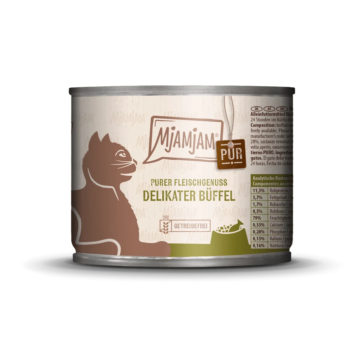 MjAMjAM - Katze - purer Fleischgenuss delikater Büffel pur