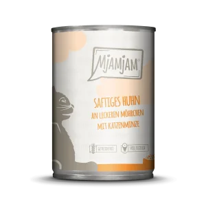 MjAMjAM - Katze - saftiges Huhn an leckeren Möhrchen