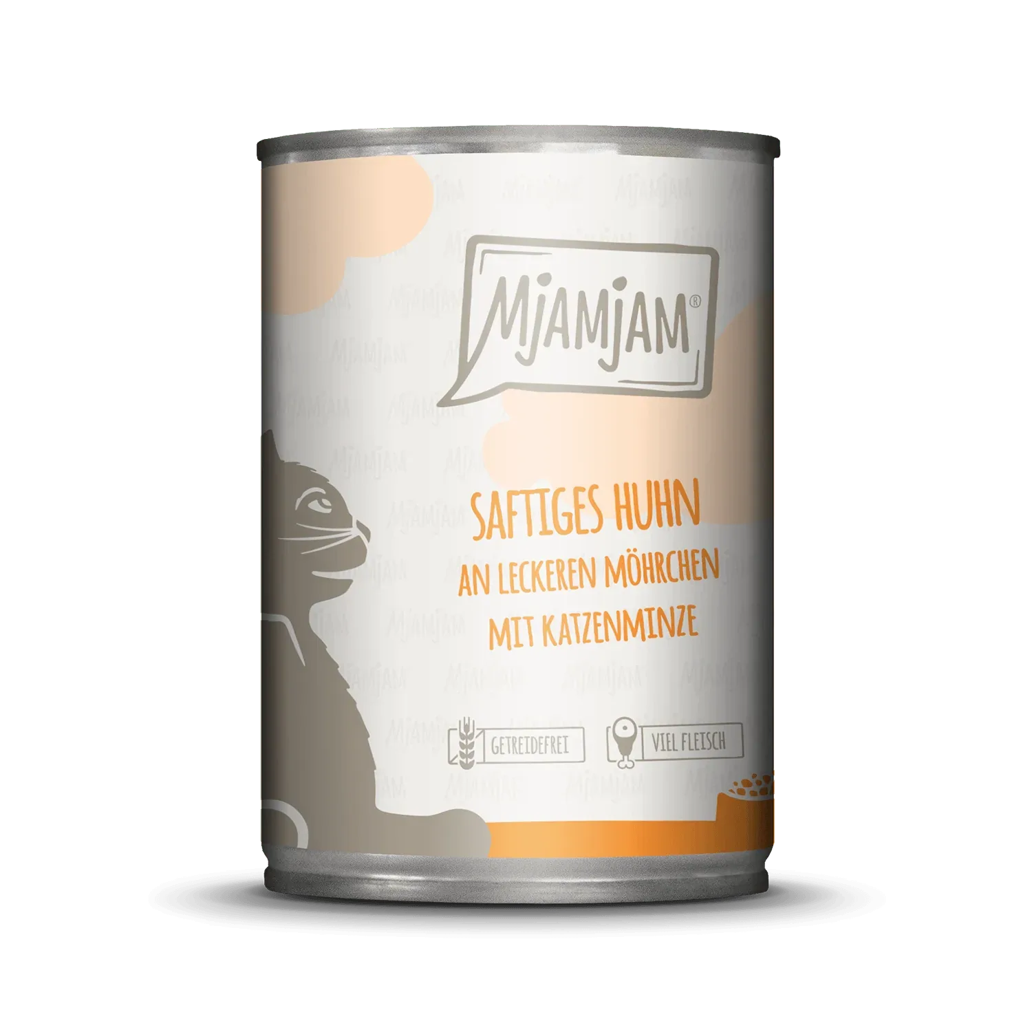 MjAMjAM - Katze - saftiges Huhn an leckeren Möhrchen