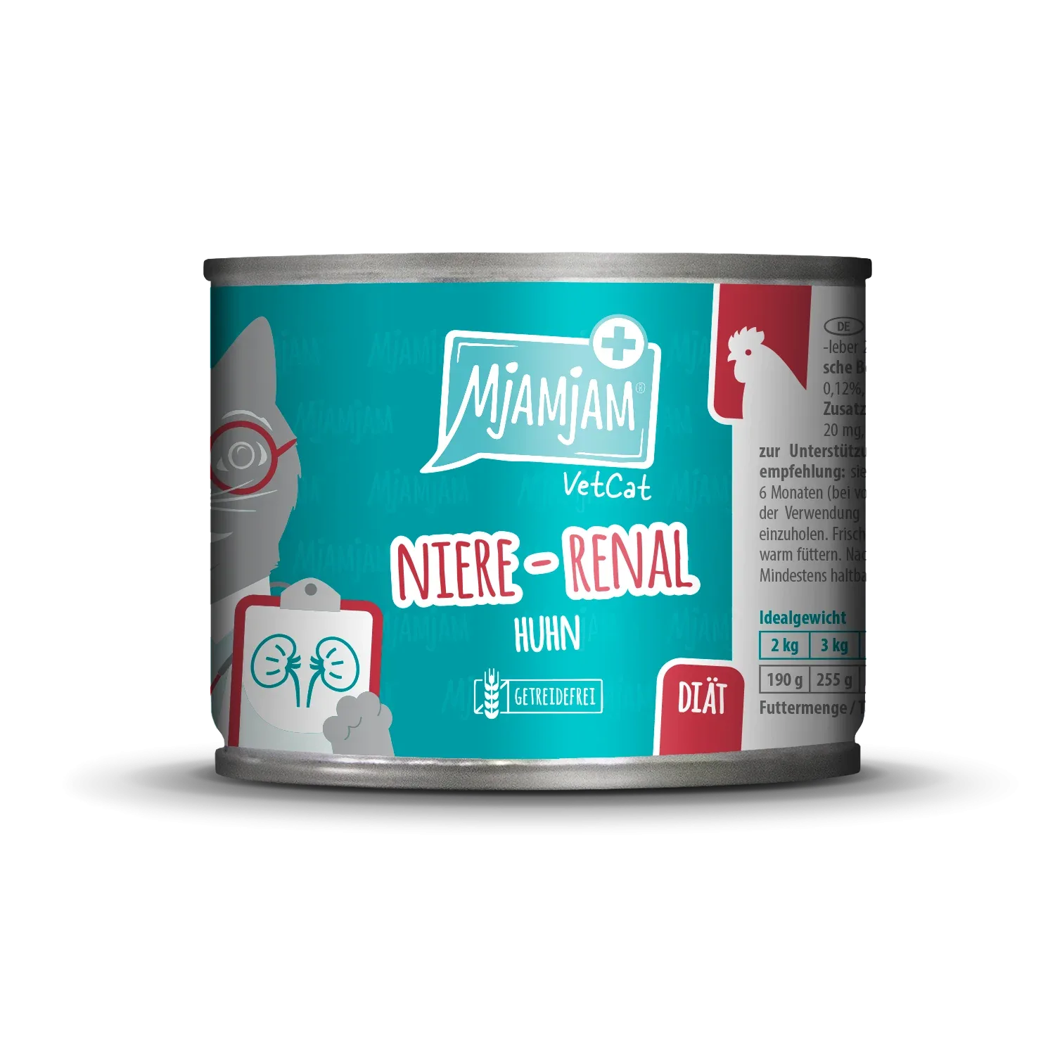 MjAMjAM - Katze - VetCat Diät Niere Renal Huhn