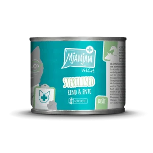 MjAMjAM - Katze - VetCat Diät Sterilized Rind & Ente