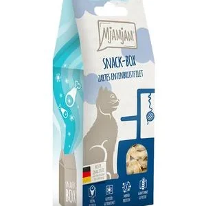 MjAMjAM® Katzensnack Snackbox zartes Entenbrustfilet, Adult, 40 g