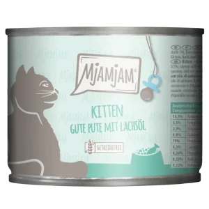 MjAMjAM Kitten gute Pute mit Lachsöl 200 g