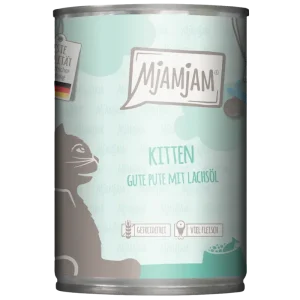 MjAMjAM Kitten gute Pute mit Lachsöl 400 g