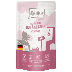 MjAMjAM Quetschie DUO Ente + Huhn Möhre 125 g