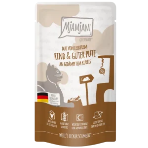 MjAMjAM Quetschie DUO Rind, Pute + Kürbis 125 g