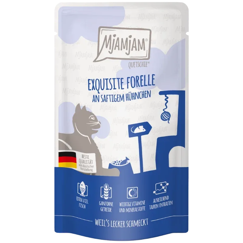 MjAMjAM Quetschie Forelle an Hühnchen 125 g