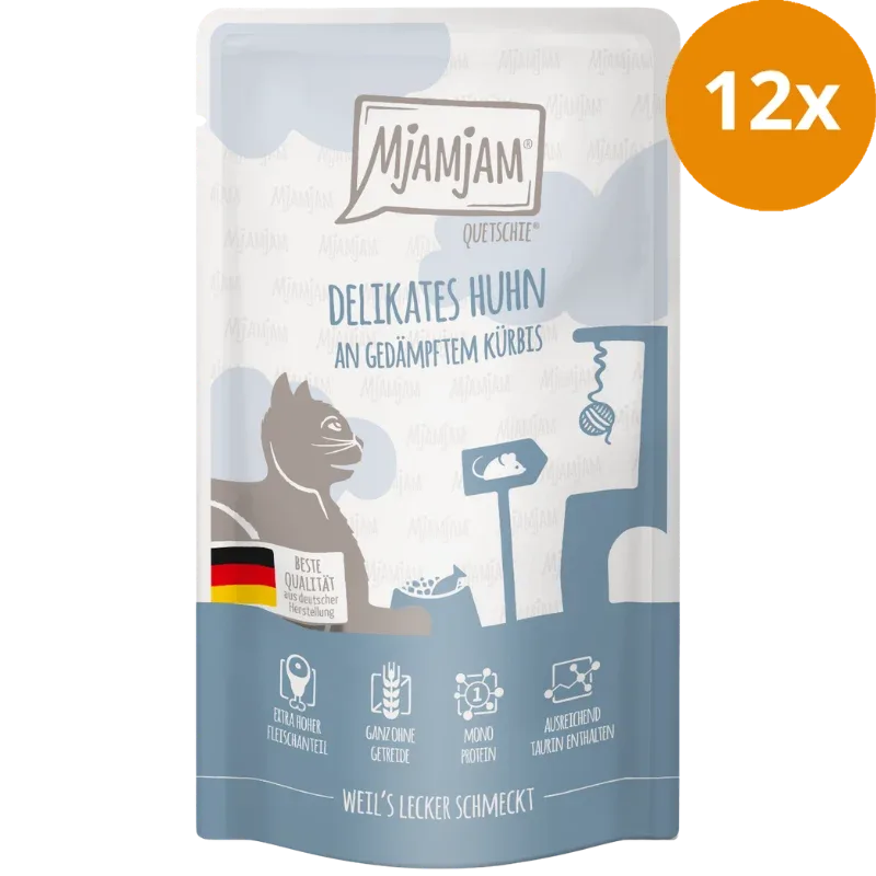 MjAMjAM Quetschie Huhn + Kürbis 125 g - Image 2