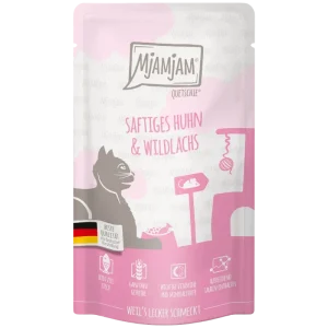 MjAMjAM Quetschie Huhn + Wildlachs 125 g